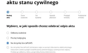 Czy odpis aktu urodzenia trzeba odebrać osobiście? Poznaj alternatywy