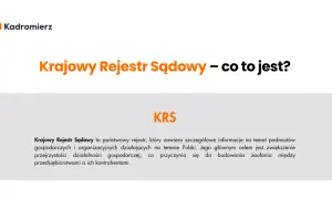 Co to jest KRS i czemu służy? Kluczowe informacje dla przedsiębiorców