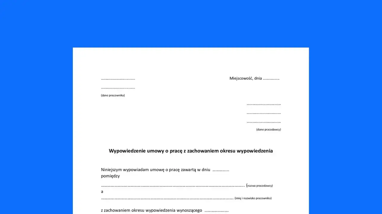 Dokument wypowiedzenia umowy o pracę. Dowiedz się, co grozi pracodawcy za zwolnienie pracownika w okresie ochronnym.